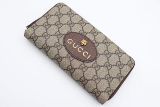 《GUCCI/ネオヴィンテージ GGスプリーム 長財布》Aランク 未使用品 極美