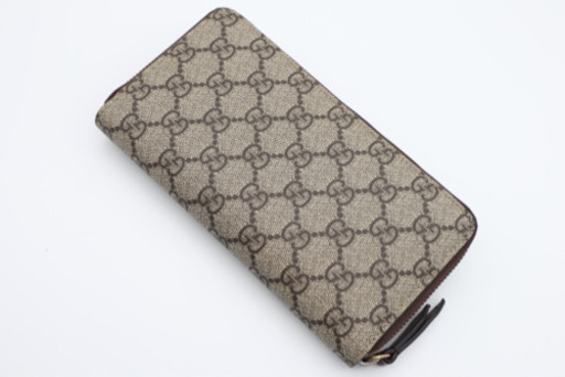 《GUCCI/ネオヴィンテージ GGスプリーム 長財布》Aランク 未使用品 極美