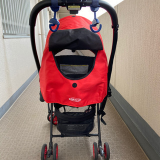 GRACO (グレコ) シティライトRジーノ  雨よけカバー付き(生後1ヶ月から使える両対面式軽量ベビーカー)の画像