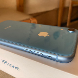 iPhone xr 128gb ブルー　SIMフリーの画像
