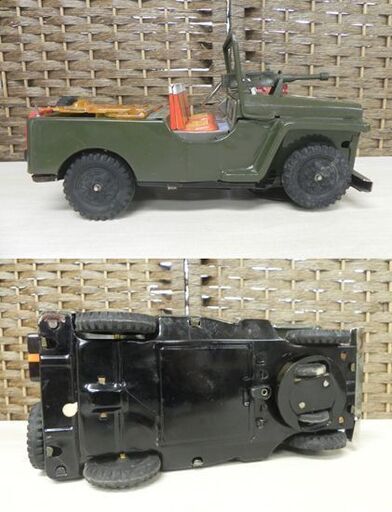 希少 当時物 多田製作所 JEEP/ジープ グリーン 自動車 玩具 ブリキ TADA 日本製 ヴィンテージ レア 昭和レトロ 札幌 白