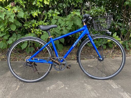 クロスバイク NESTO SCORTO 420㎜ ブルー