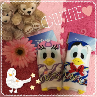 Ｄｉｓｎｅｙ🐥子供靴下２足セット☆ドナルド&デイジー １３〜１８ｃｍ