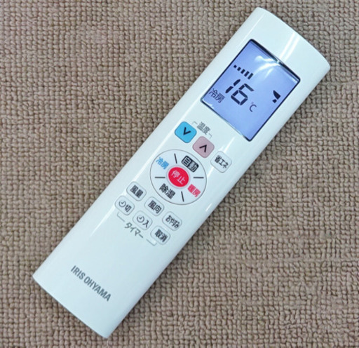 【お取引完了】【取付工事費込み】2017年製 IRIS OHYAMA【IRR-2217C】　アイリスオーヤマ  ルームエアコン 2.2kW おもに6畳用 R32冷媒 2017年製 中古品　※各種クレジットカード、交通系電子マネー支払いが可能です。