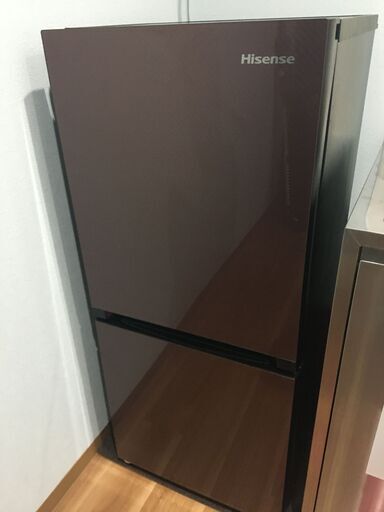 冷蔵庫 ブラウン [2ドア /右開きタイプ /134L] 　HR-G13A-BR　ハイセンス
