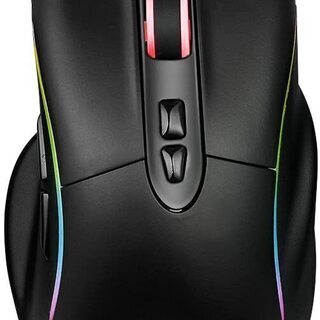 新品未使用　ゲーミングマウス 有線マウス　1680万色RGB　四...