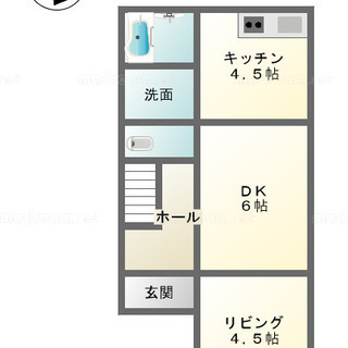 ４DK　59.32㎡　家賃4.6万　地域最安　ペット可、生活保護...