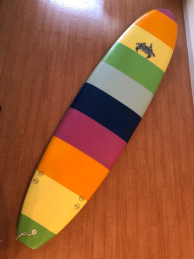 新品同様品　Homic サーフボード　セミロングボード　美品　ファンボード　レインボー　ハワイ
