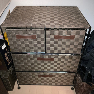 洋服収納タンス ３段チェスト クローゼット収納【今月9月28日(月)までのお引渡し】の画像