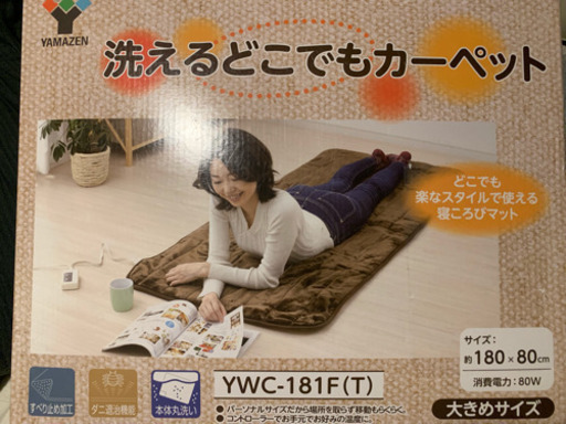 洗えるどこでもカーペット 山善 YAMAZEN