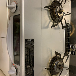 都市ガスコンロ　2口の画像