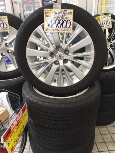 9/24  TOYOTA純正  タイヤホイール  ヴェルファイヤ  20アルファード後期  18インチ  5穴  114.3  7.5J  +43  ヴォクシー、ノア、エスクヮイア、エルグランド