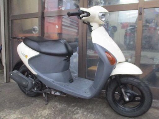 スズキ　レッツ-4　エンジン機関良好　セル1発始動いたします！調子いいです！クリーム色