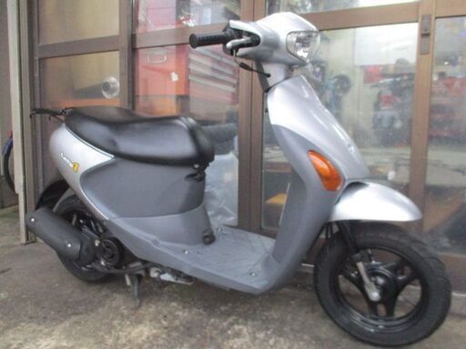 スズキ　レッツ-4　エンジン機関良好　セル1発始動いたします！点検整備済み！シルバー色