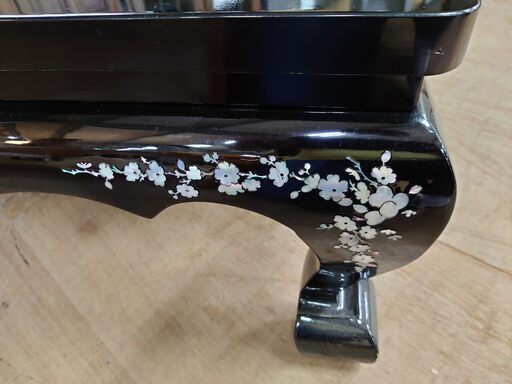【店舗同時販売中】螺鈿細工漆塗り座卓【店頭ご来店購入限定】