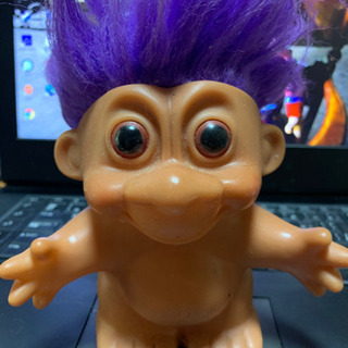 トロール人形　パープル