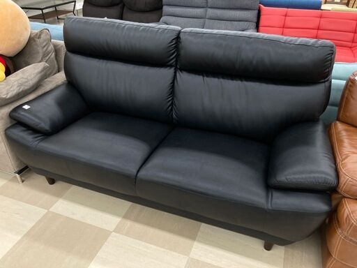 ２人掛けソファー フェイクレザー