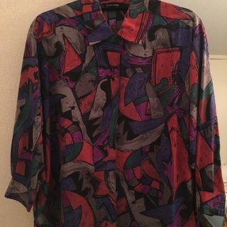 古着 ノーブランド 柄シャツ