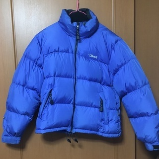 BEAR USA メンズL ダウンジャケット　ブルー　90's