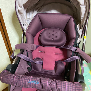 美品　アップリカ　ソラリア　ベビーカーの画像