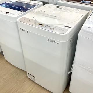 安心の1年保証付！2018年製 5.5kg SHARP(シャープ)「ES-GE5C-W」全自動洗濯機です！