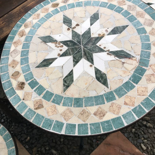 ガ一デンテ一ブル　椅子３点セット