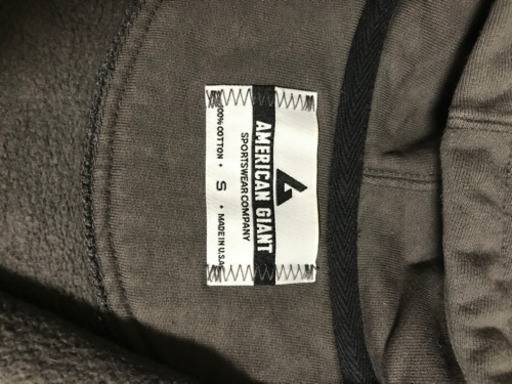 AMERICAN GIANT メンズパーカー　Sサイズ　美品