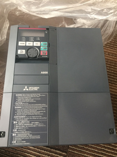 (未使用）三菱インバータ (FR-A820-5.5K-1)