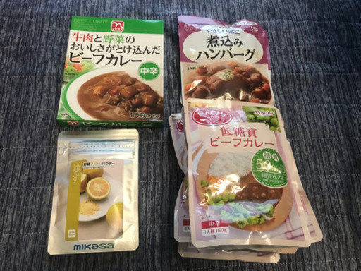 【多数おまとめ】 ホットケーキ、レトルトカレー、惣菜、クリームサンド、お蕎麦など　まとめてお引き取り希望！