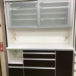 松田家具　大型スライド扉キッチンボード