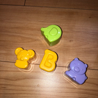 知育パズルおもちゃ（英語、数字、くだもの）の画像