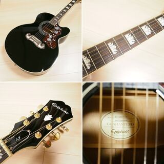 【美品訳あり】 Epiphone アコースティックギター EJ200CEの画像