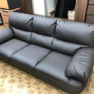 サコダ 3人掛けソファ ソファー ブラック ?自社配送時?代引き可?※現金、クレジット、スマホ決済対応※