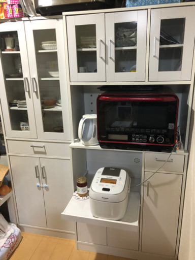10月4日まで☆食器棚2つセット☆取りに来ていただける方！