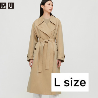 未開封 元値のまま 完売品 UNIQLO U トレンチコート Lサイズ レディース 2020AW ユニクロユー