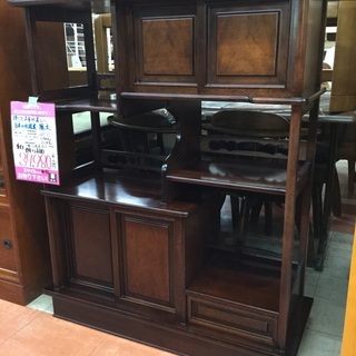 和飾り棚　唐木　幅９１cm  ¥ 34,980(税込)  市内配...