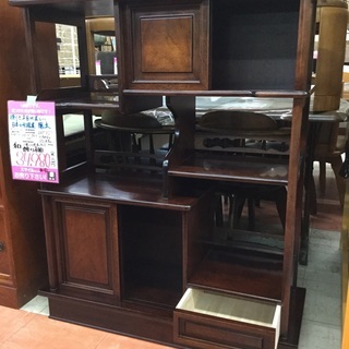 和飾り棚　唐木　幅９１cm  ¥ 34,980(税込)  市内配送+¥2,500の画像