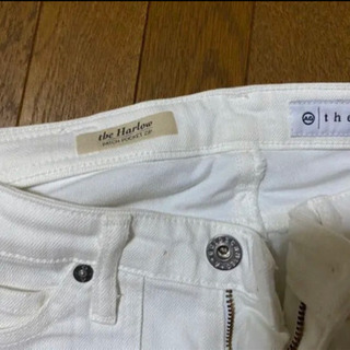 theory ホワイトスキニーデニムの画像