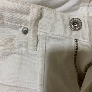 theory ホワイトスキニーデニムの画像