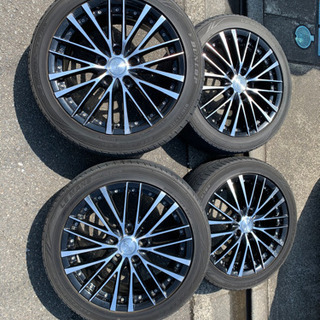 値下！ヴォクシーノアエスクァイア用ボルテックホイール17×7J+ルマン205/50R17