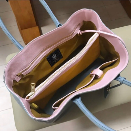 ADMJ グレージュトートバッグ