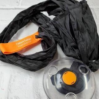 エコバッグROLL-UP赤、黒&アルコール対応スプレーボトル50ml空容器2本の画像