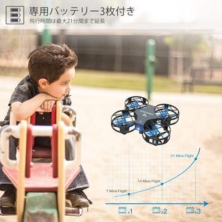 【新品】SNAPTAIN H823H Plus ドローン 小型 ミニドローン 室内用 マイクロドローン ヘッドレスモード/360度フリップ/3段階スピード調節 プレゼント 国内認証済みの画像