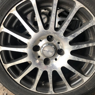 DUNLOP 185/55R15 アルミホイール×4の画像