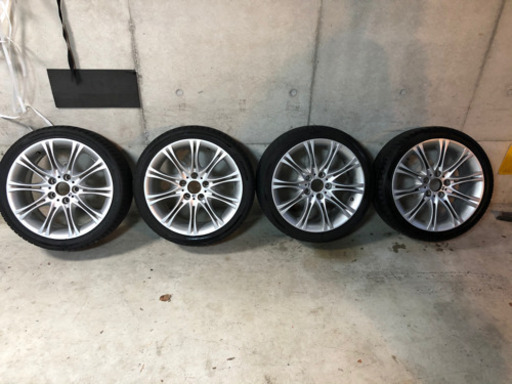 バリ溝　BMW M-sport 純正タイヤホイールセット