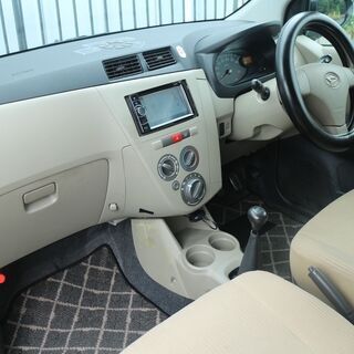 ミラ　Ｆ5速　ナビ　保証付　2年車検付の画像