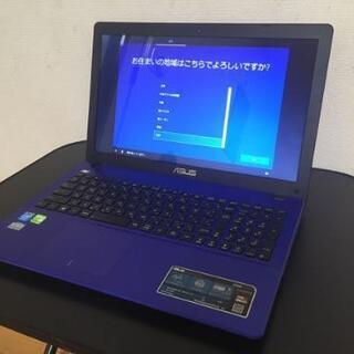 【綺麗なブルーのASUS X550C】返品・フォロー保証！高速S...