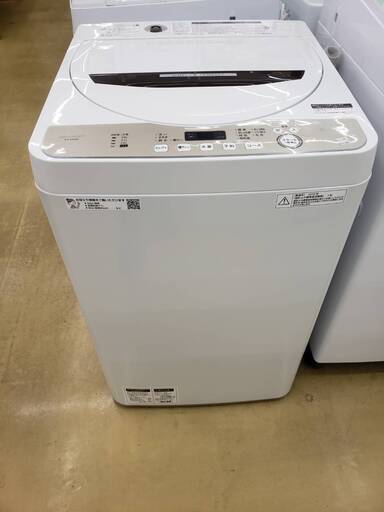 SHARP　/　シャープ　6.0kg　洗濯機　2020年　ES-GE6D-T　美品