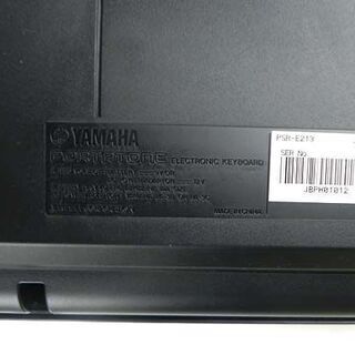 YAMAHA ポータブルキーボード PSR-E213 61鍵盤 電子楽器 ヤマハ ピアノ エレクトーン ブラック ☆ PayPay(ペイペイ)決済可能 ☆ 札幌市 白石区 東札幌の画像