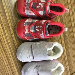 女の子　靴　2足